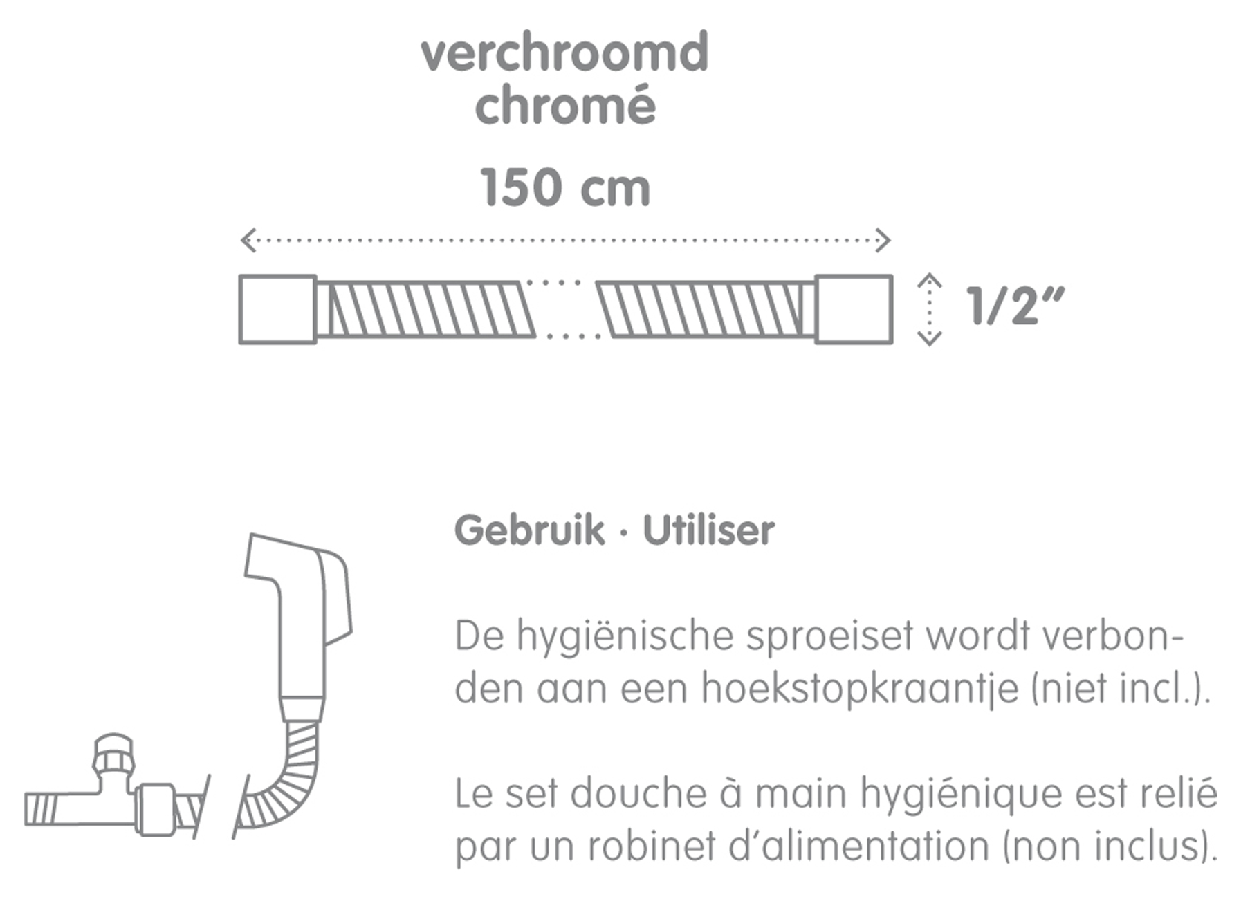 VMGO SET DOUCHE A MAIN HYGIENIQUE