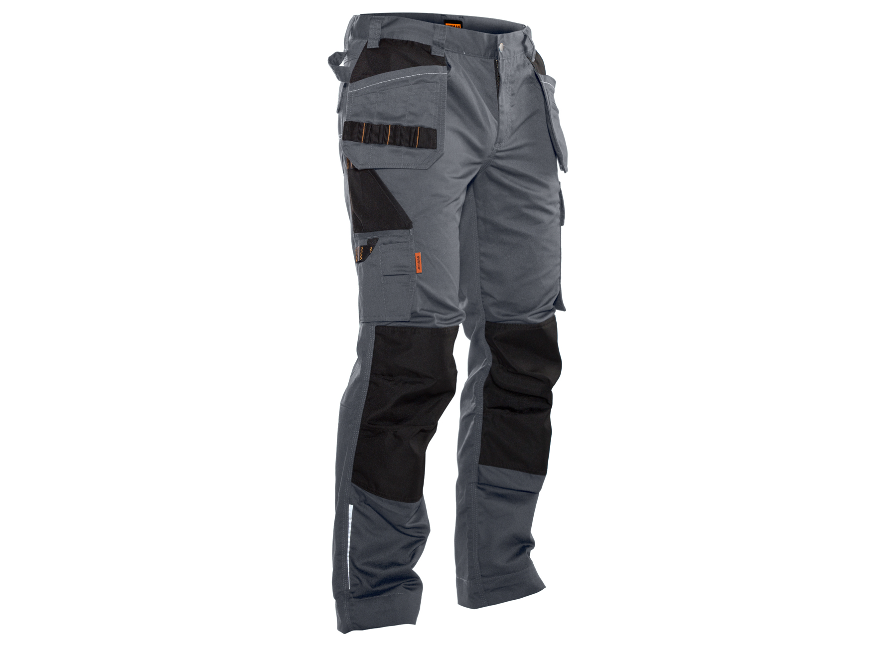 CRAFTSMAN TROUSER DONKERGRIJS/ZWART C44