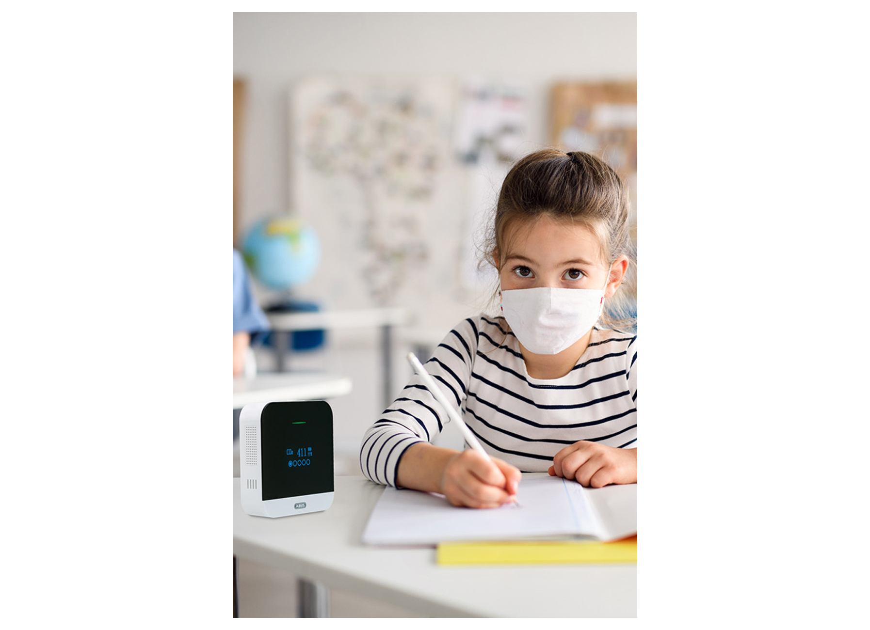 ABUS DETECTEUR DE CO2 CO2WM110