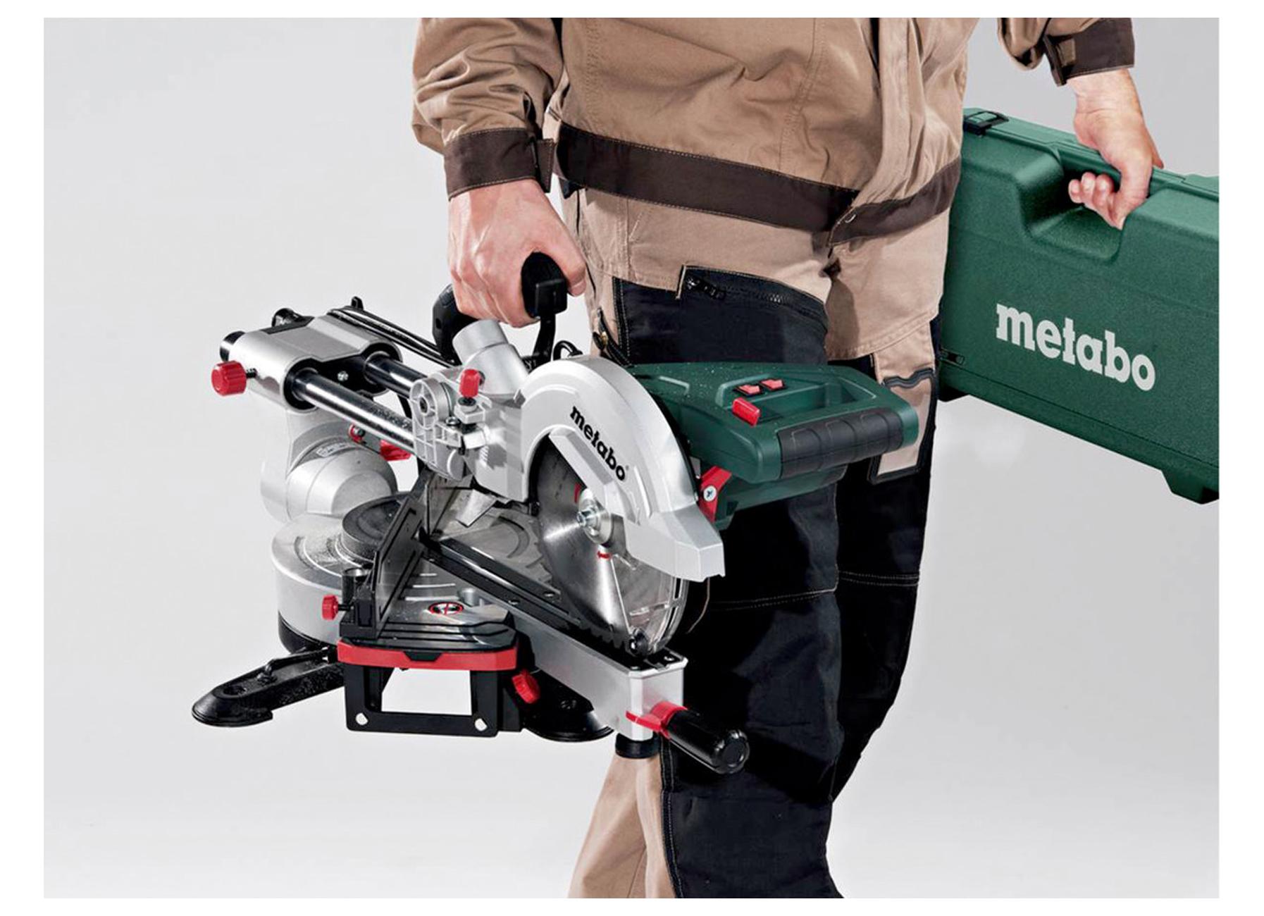 METABO SCIE A ONGLETS KGS254M 1800W + 2E LAME DE SCIE EN CARBURE