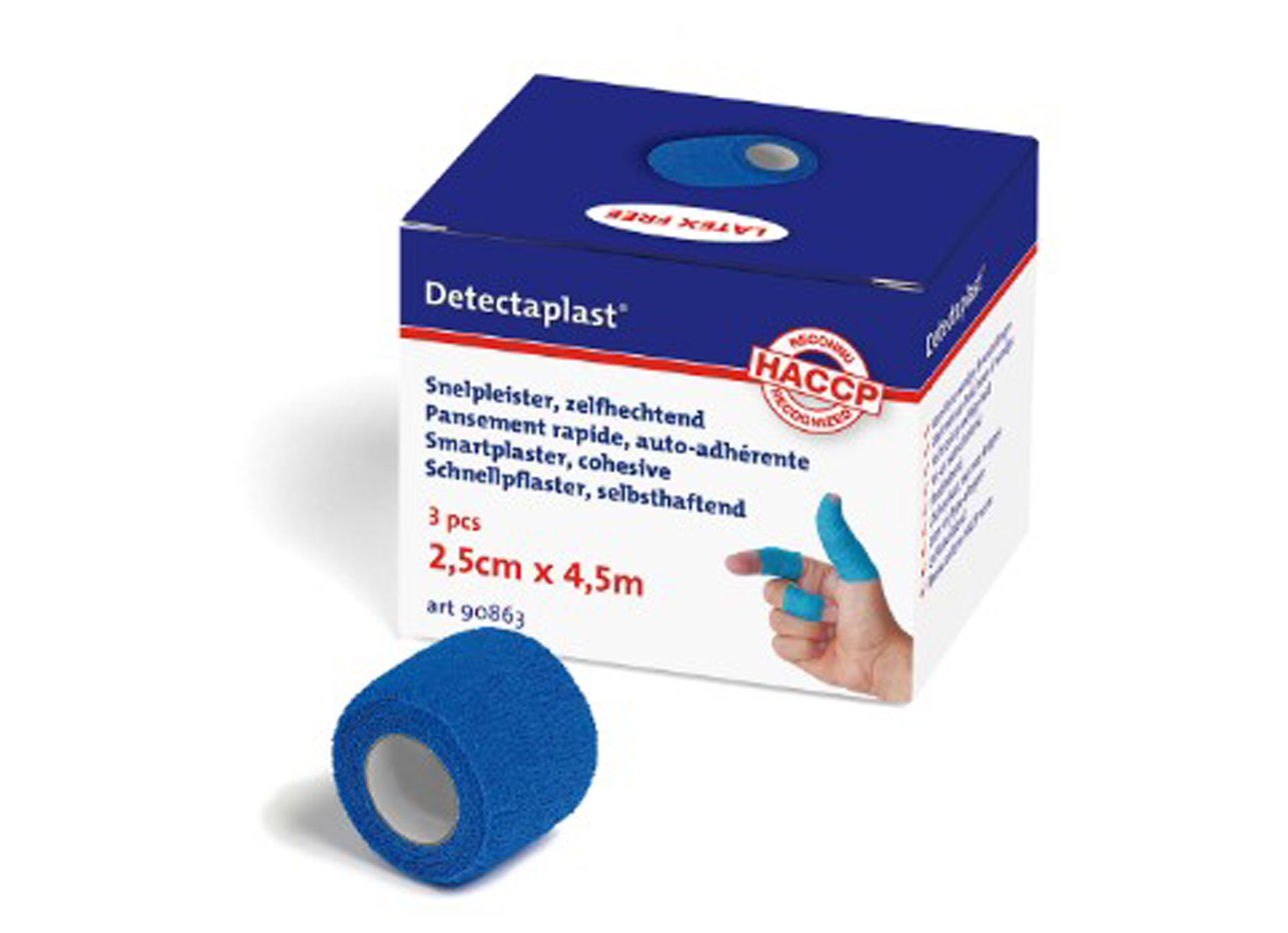 PANSEMENT RAPIDE AUTOADHESIFS 2,5CM x 4,5M (3 PCS)