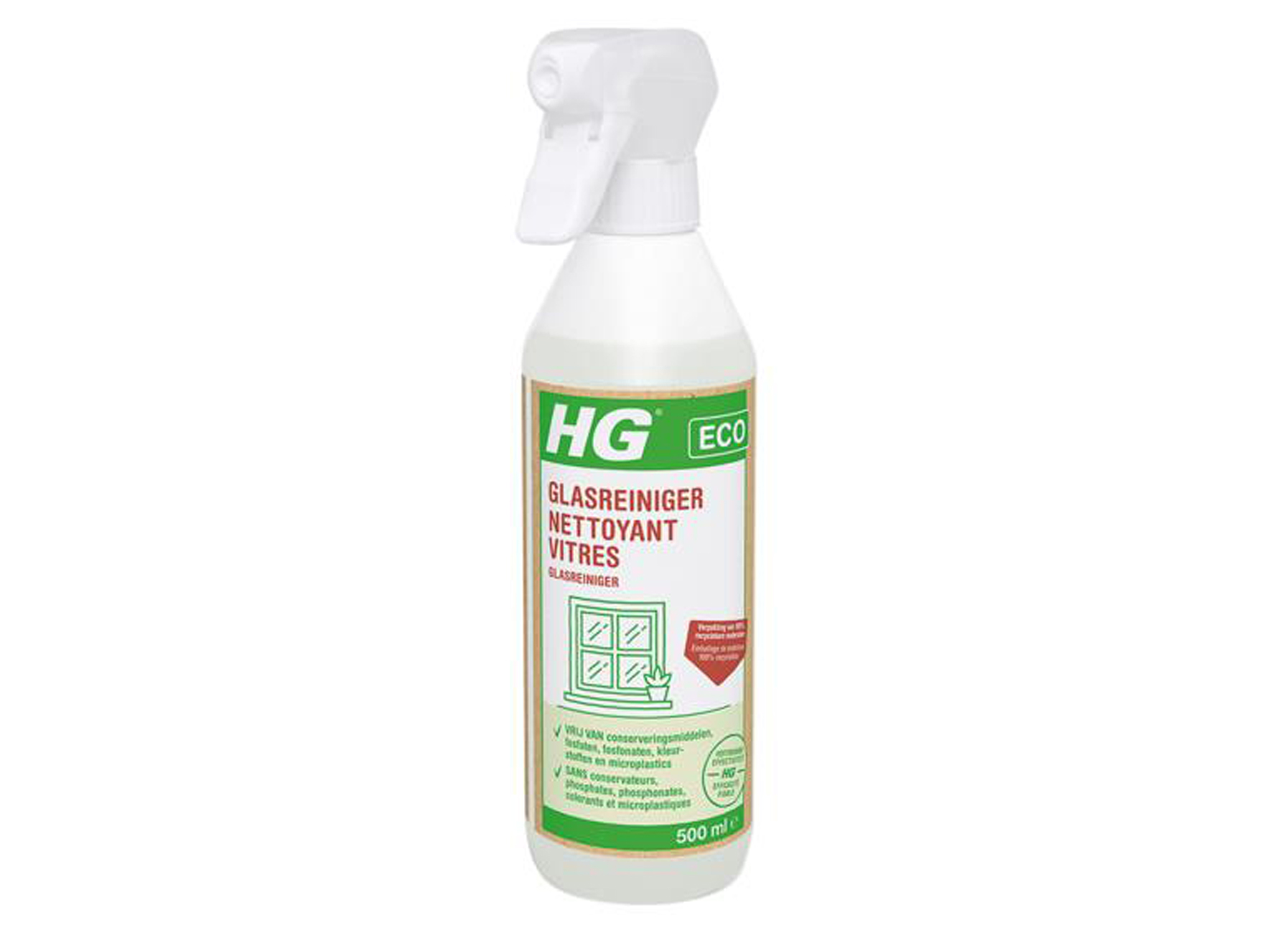 HG ECO GLASREINIGER 500ML