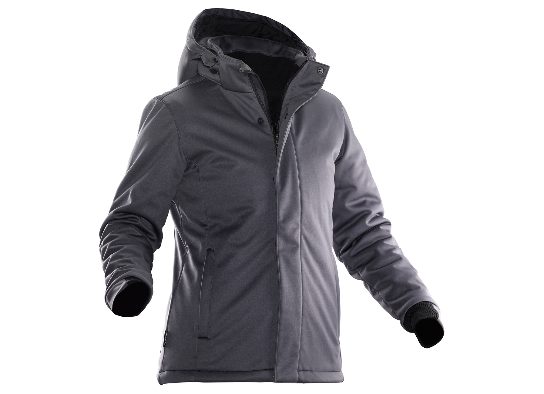 WOMEN´S WINTER JACKET SOFTSHELL DARK GREY S