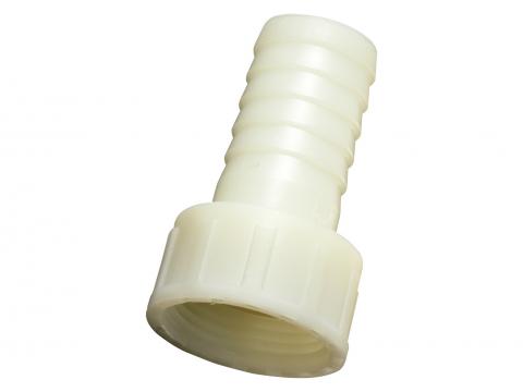 SLANGPILAAR RECHT MET DRAAIMOER NYLON 1 1/2'' X 40MM