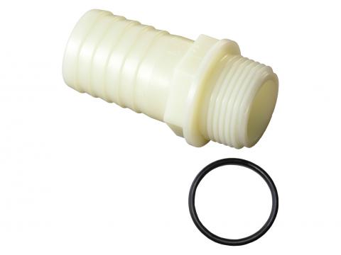 SLANGPILAAR RECHT M NYLON 1 1/2'' X 40MM