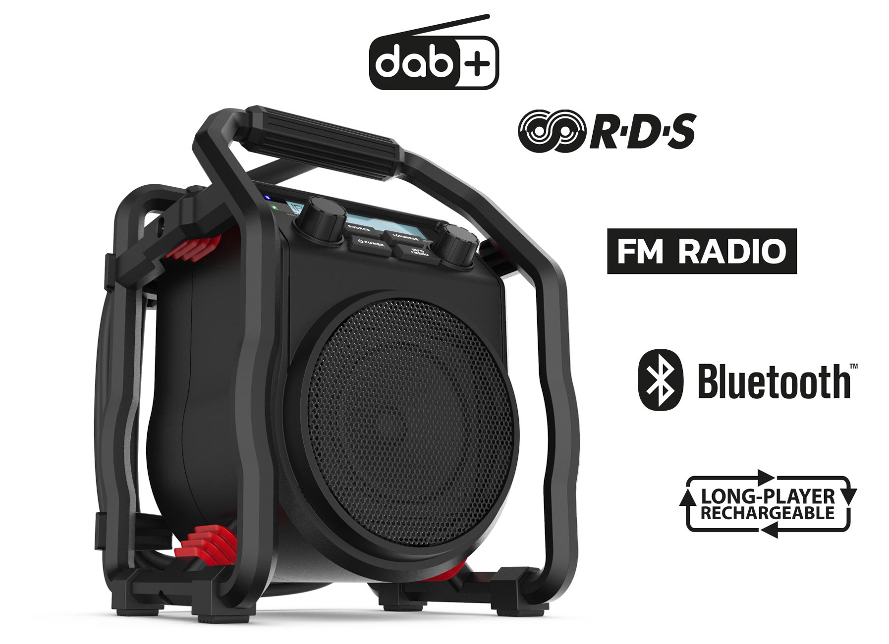 PERFECTPRO UBOX 400R DAB+ / FM / BLUETOOTH / RECHARGEABLE / IP64