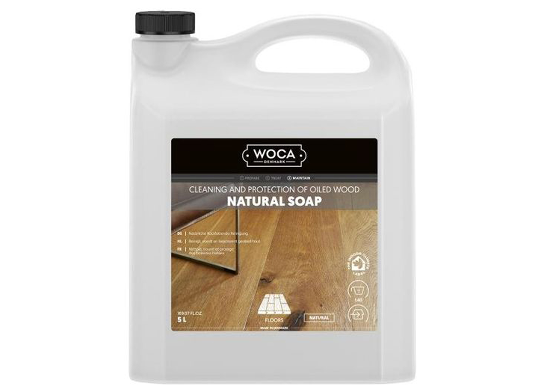 WOCA NATUURZEEP NATUREL 5 L