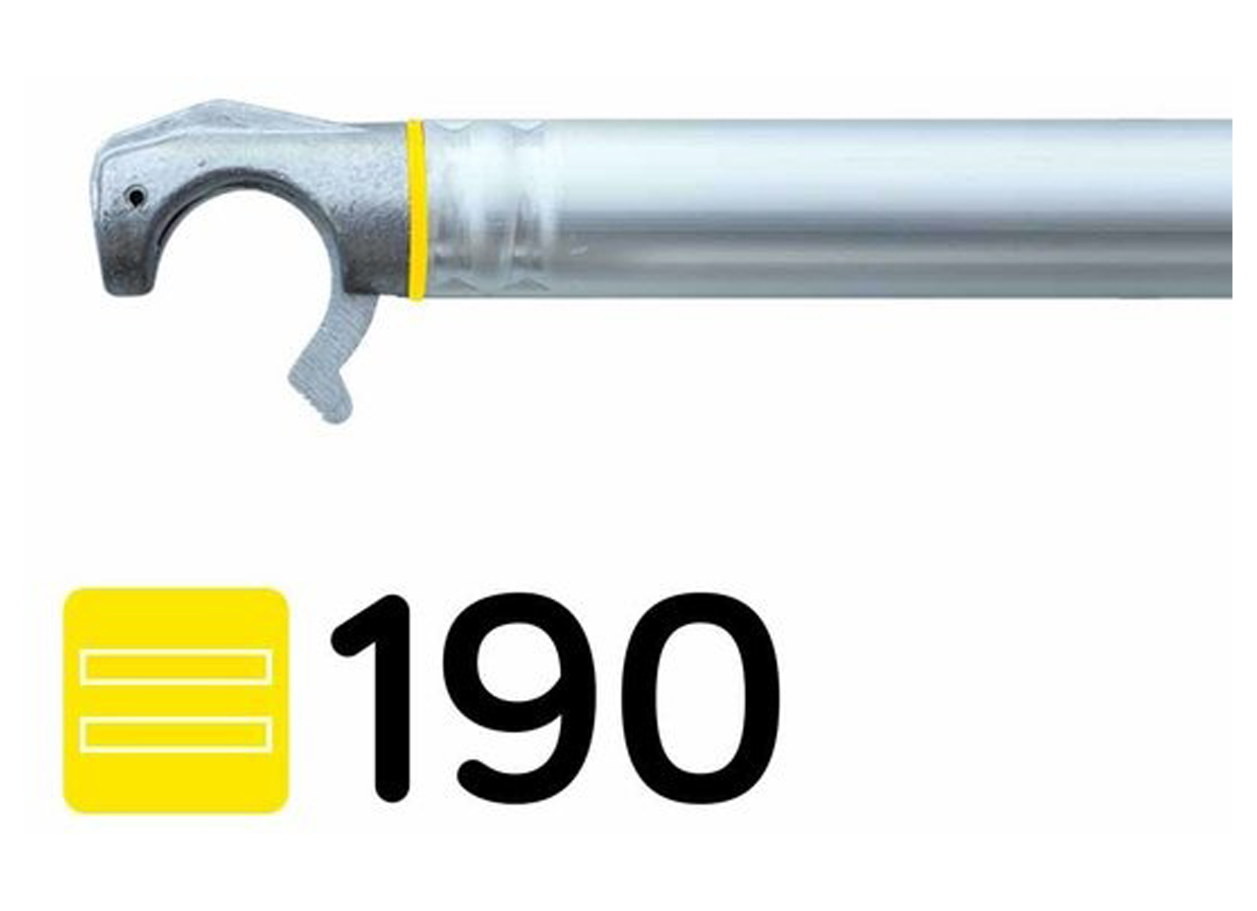 ALUMINIUM LIGGER 1.90M