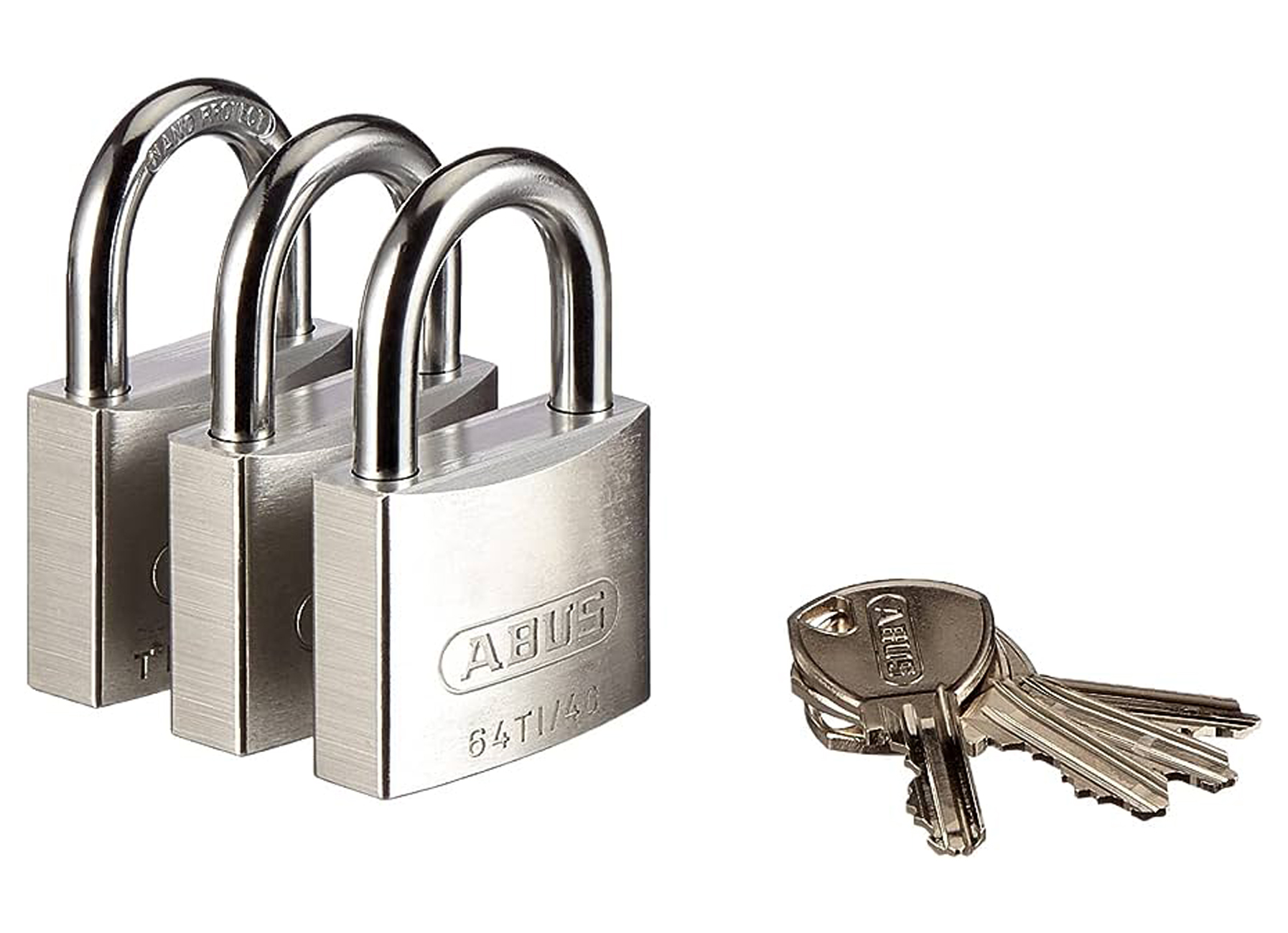 ABUS HANGSLOT TITALIUM 64TI/30 30MM 3-PACK