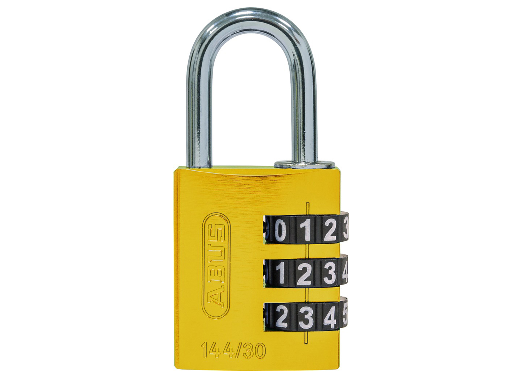 ABUS CADENAS COMBINAISON ALUMINIUM 144/30 30MM JAUNE