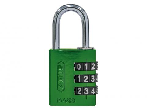 ABUS HANGSLOT CIJFERSLOT ALUMINIUM 144/30 30MM GROEN