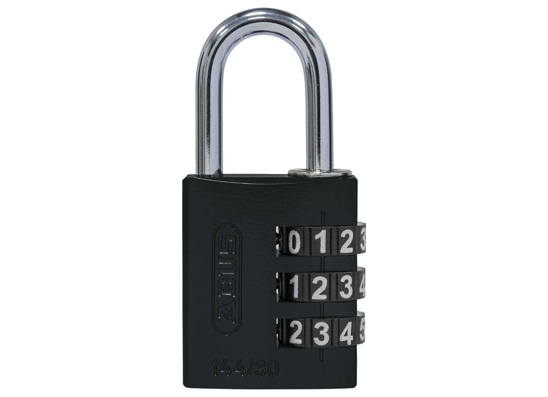 ABUS HANGSLOT CIJFERSLOT ALUMINIUM 144/30 30MM ZWART