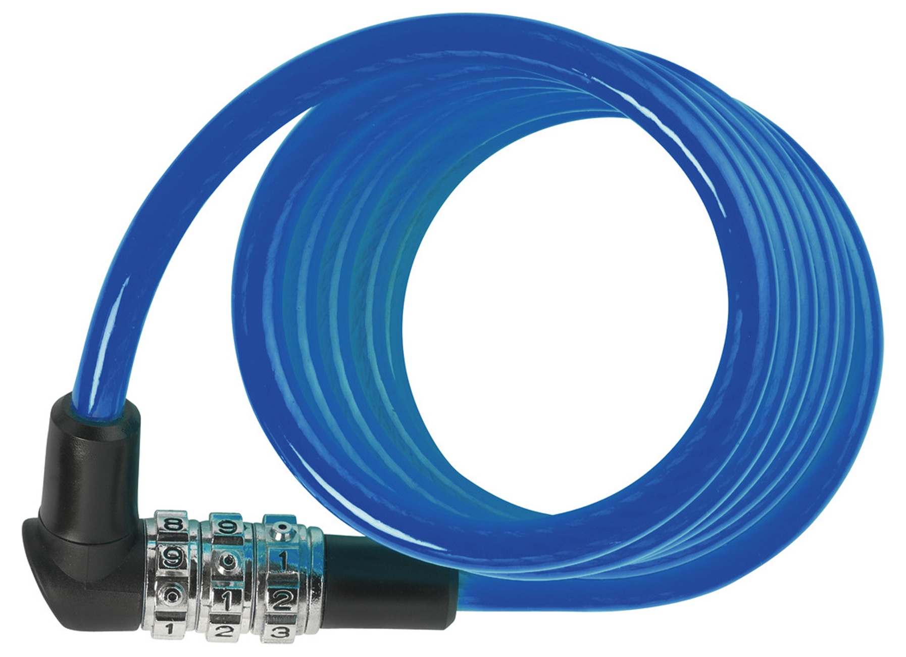 ABUS CABLE ANTIVOL SPIRAL COMBINAISON 3506C/120 COLOR