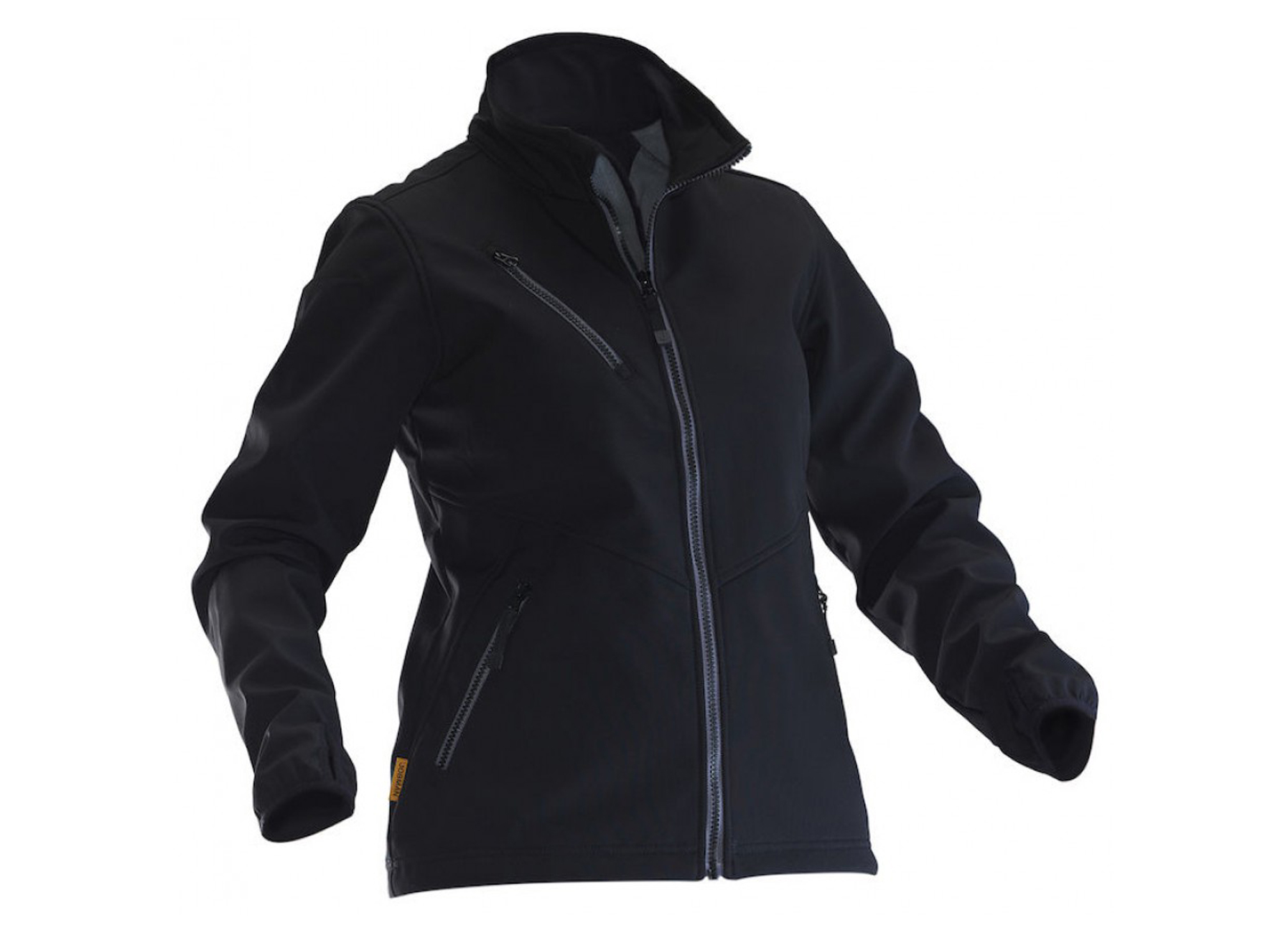 JOBMAN SOFTSHELL JACKET DAMES 1203 S ZWART