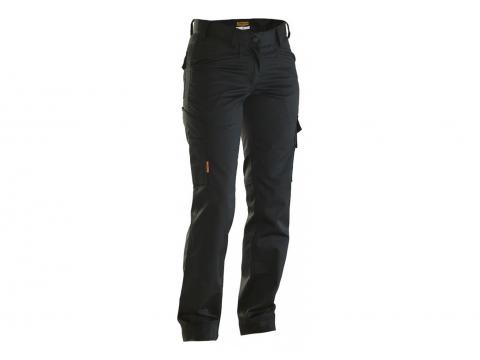 JOBMAN SERVICEBROEK STRETCH DAMES 42 ZWART