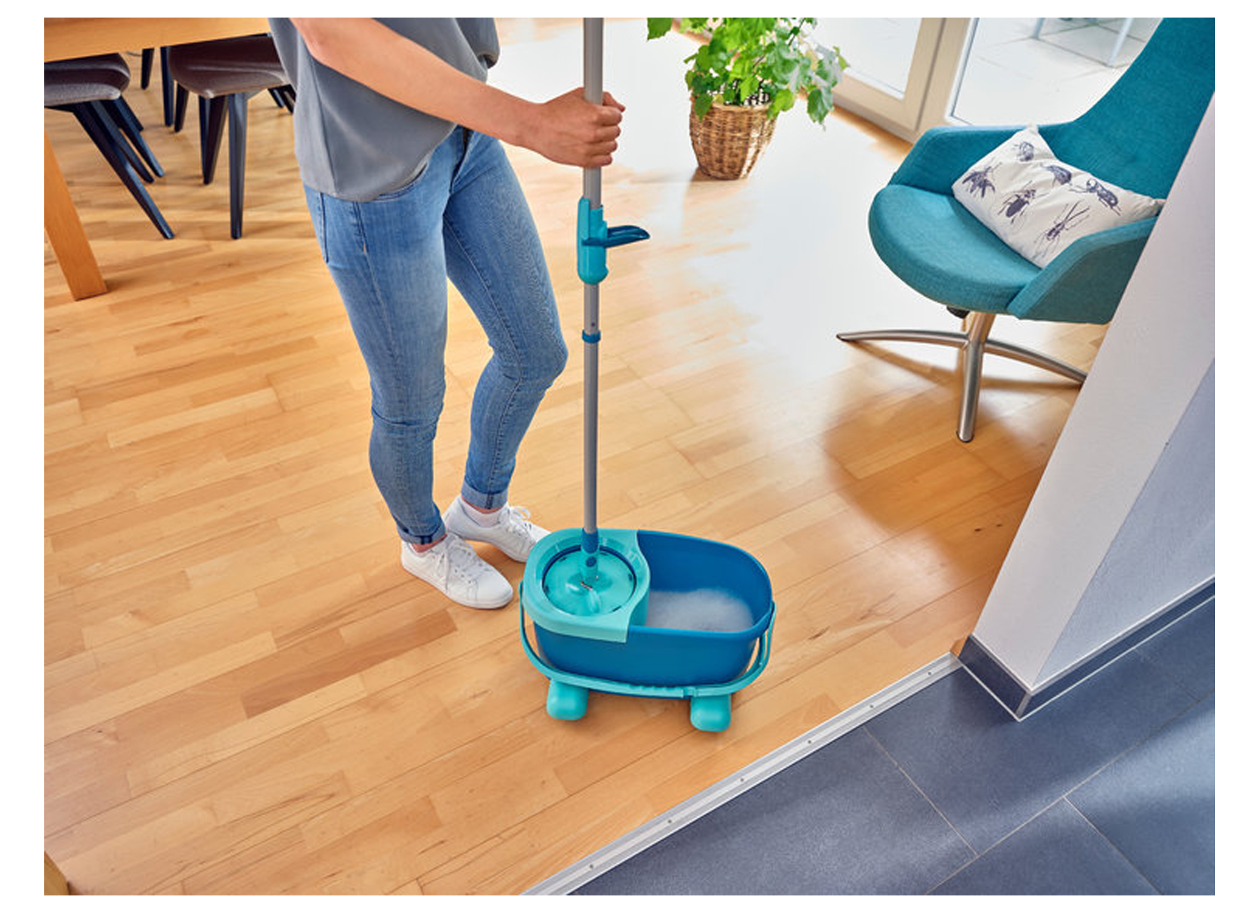 LEIFHEIT DWEILSYSTEEM SET CLEAN TWIST MOP MOBILE EVO