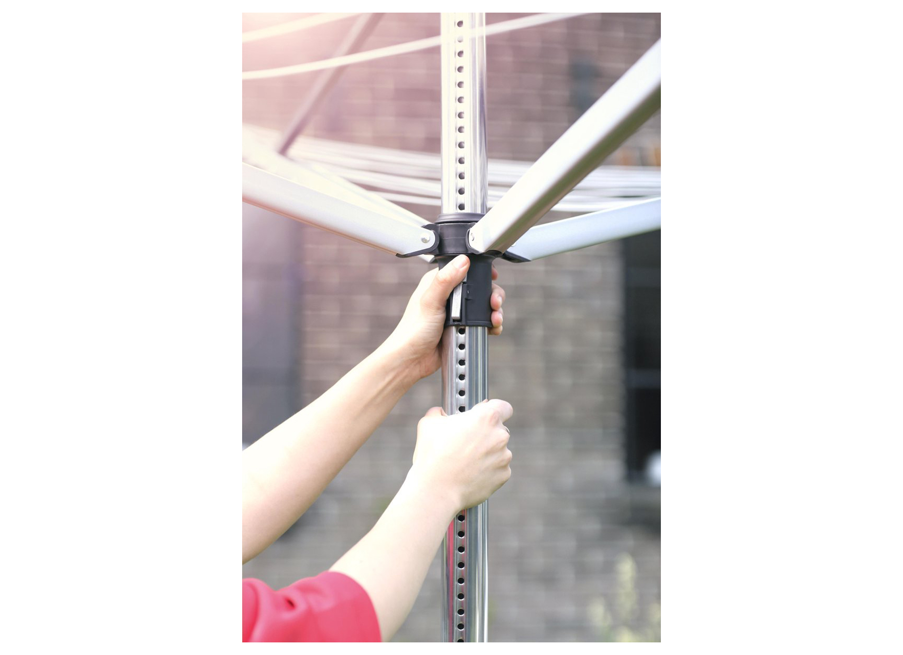 BRABANTIA LIFT-O-MATIC 50M + GRONDANKER
