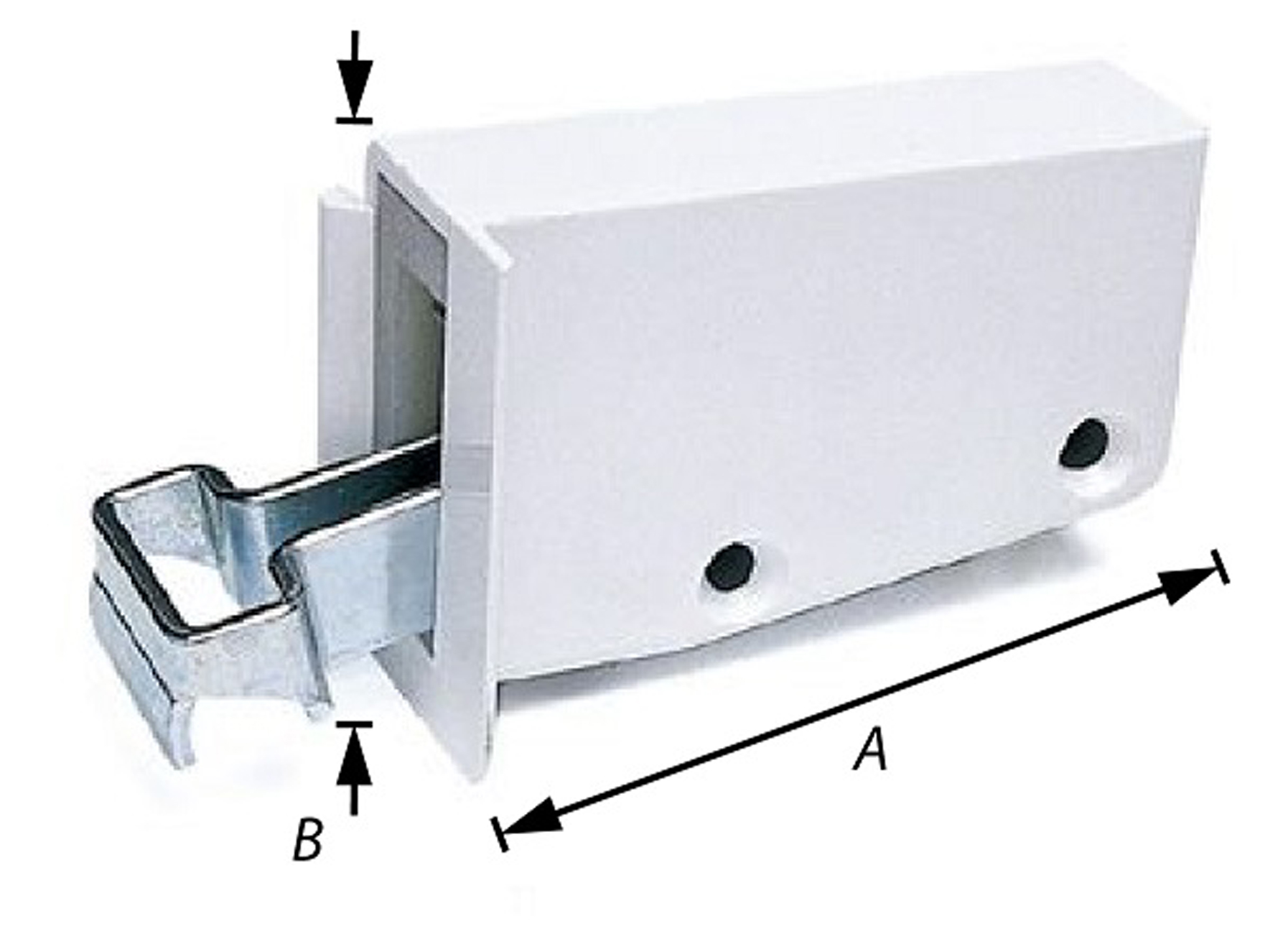 KASTOPHANGERS ZWAAR + PLATEN 66X41X20MM 2 STUKS