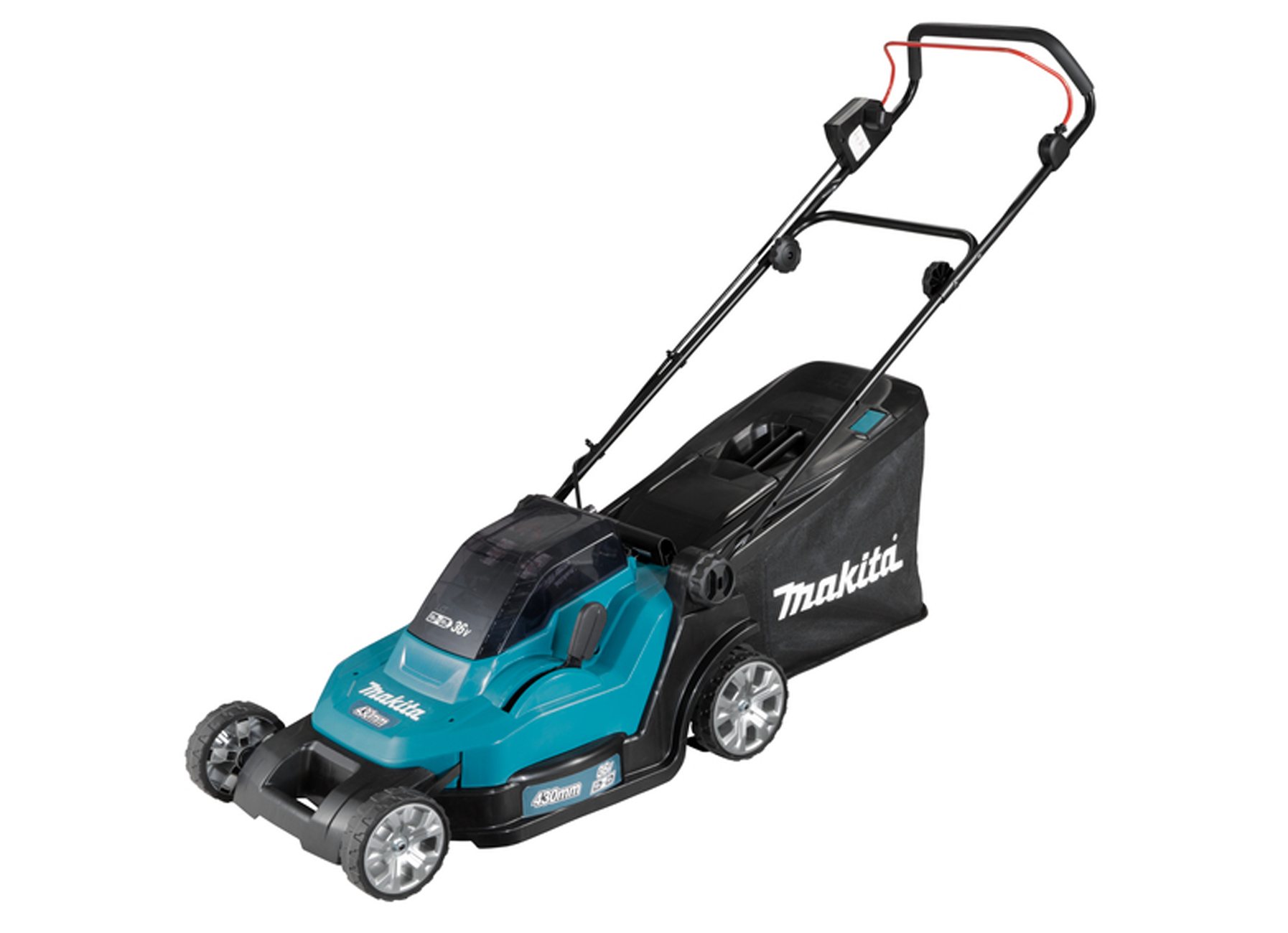 MAKITA TONDEUSE A GAZON 2X18V 43CM + KIT DE MULCHING