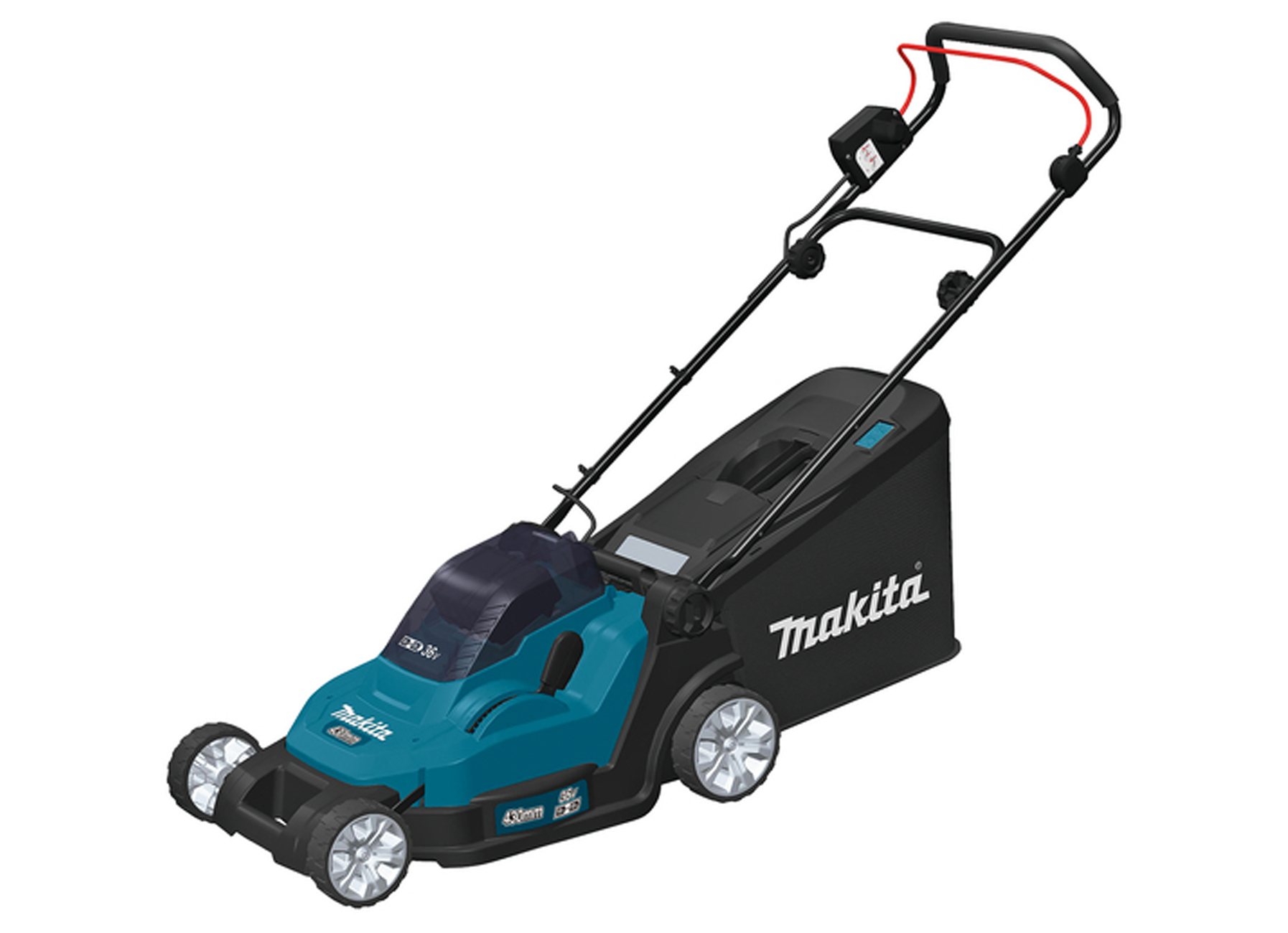 MAKITA TONDEUZE A GAZON 18V 43CM + 2 X ACCU 5,0AH + CHARGEUR DC18RD