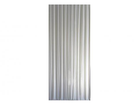 RIDEAU DE PORTE ANTILLES 90X220 GRIS-BLANC