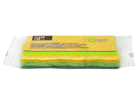 EPONGES A RECURER VISCOSE 3-COUCHES ANTIBACTERIENNES (3 PCS)