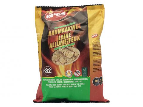 LAINE ALLUME-FEUX 400G 32 PIECES