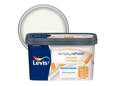 LEVIS SIMPLY REFRESH MEUBELS SATIN WHITE 2L