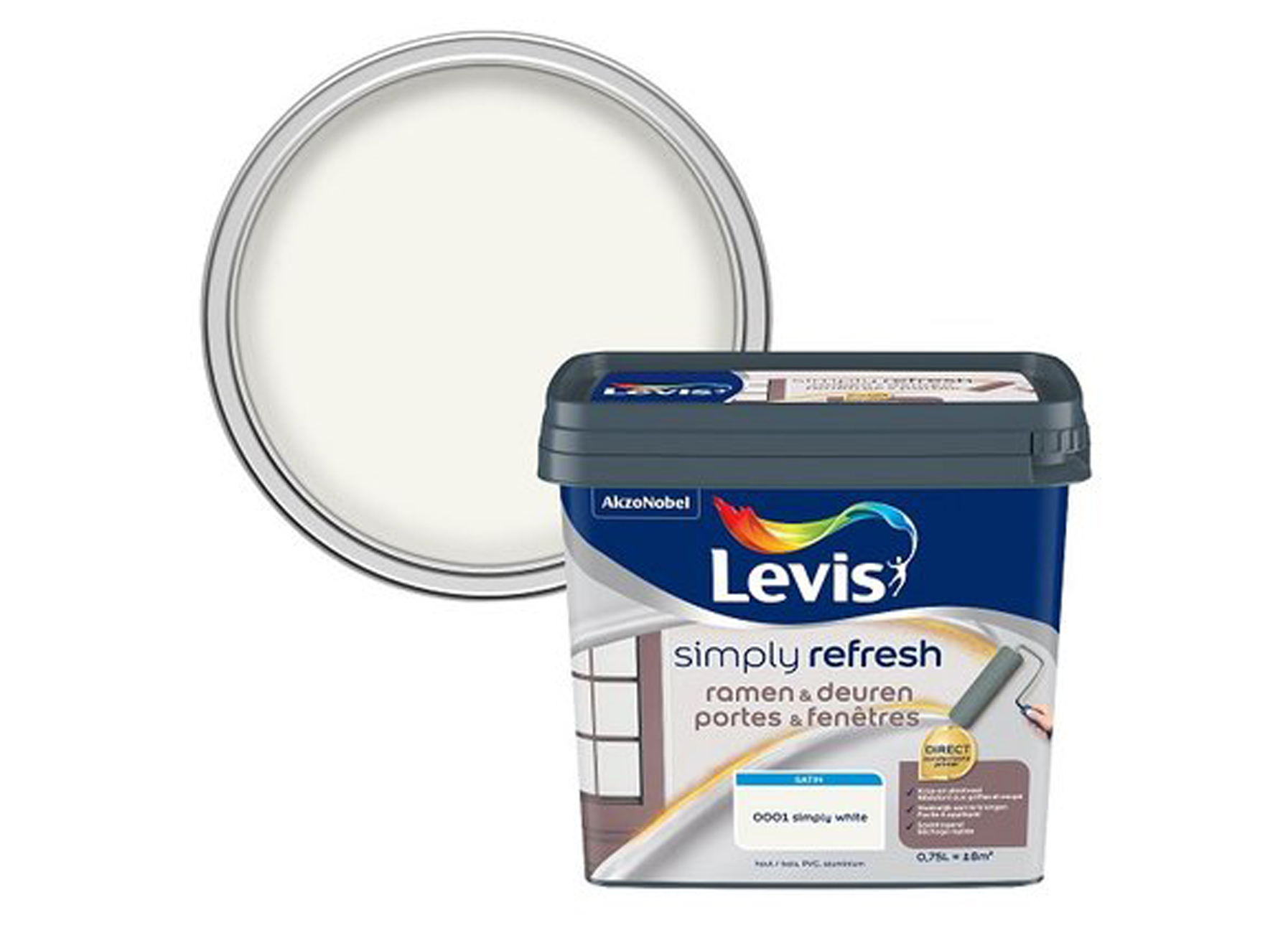 LEVIS SIMPLY REFRESH RAMEN & DEUREN SATIN WHITE 750ML