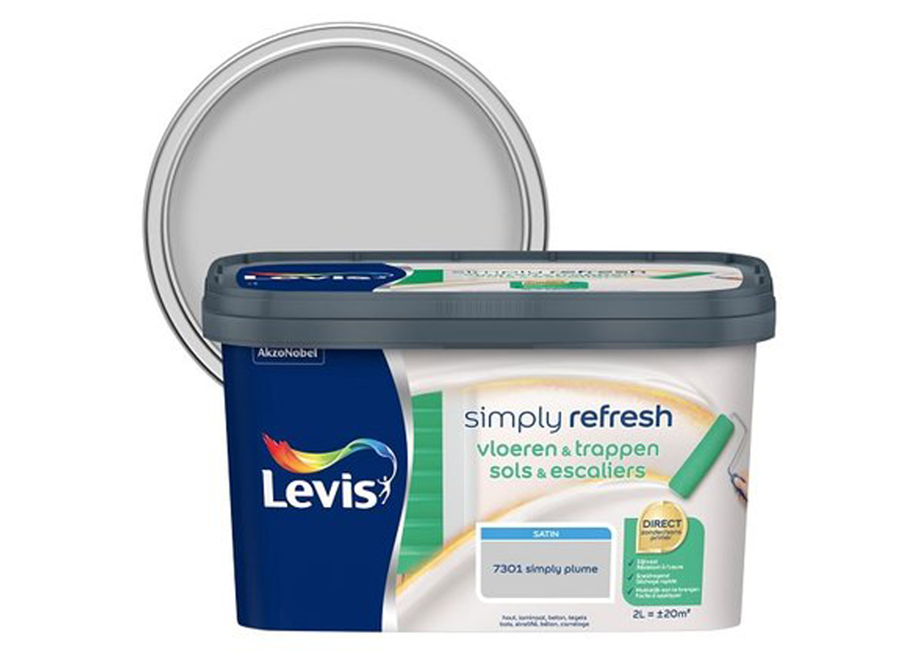 LEVIS SIMPLY REFRESH SOLS & ESCALIERS SATIN PLUME 2L