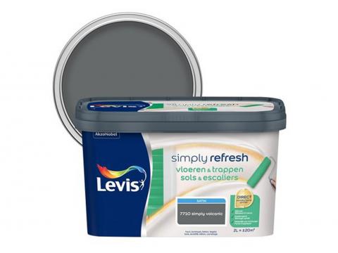 LEVIS SIMPLY REFRESH VLOEREN & TRAPPEN SATIN VOLCANIC 2L