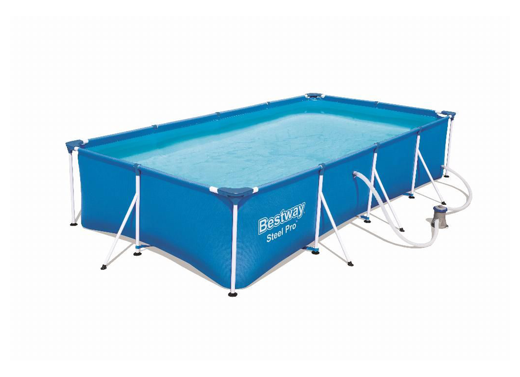 BESTWAY FAMILY SPLASH FRAME POOL ZWEMBAD 400X211X81CM