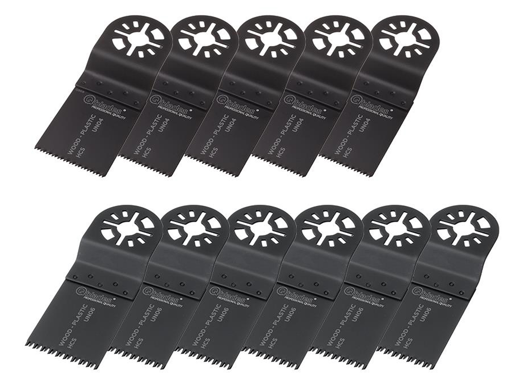 QBLADES KIT LAME DE SCIE PLONGEANTE HCS UN93 BOIS 11 PCS