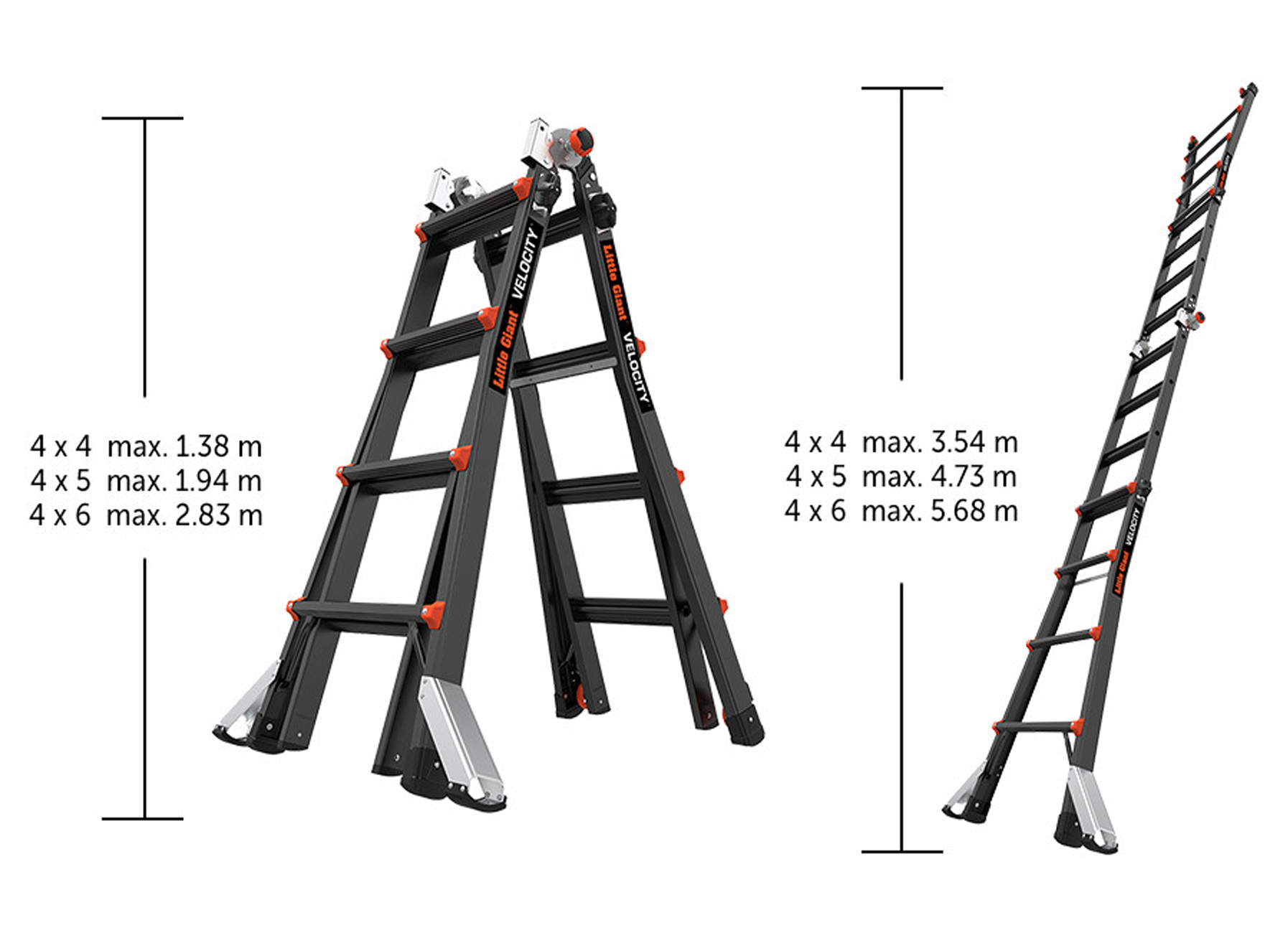 ALTREX LITTLE GIANT BLACK PRO VELOCITY 4X5