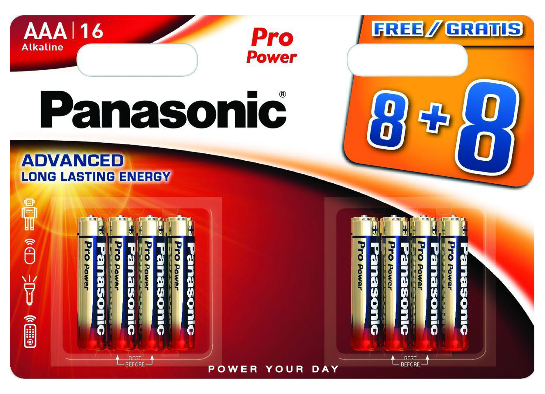 PANASONIC PRO POWER AAA 8+8