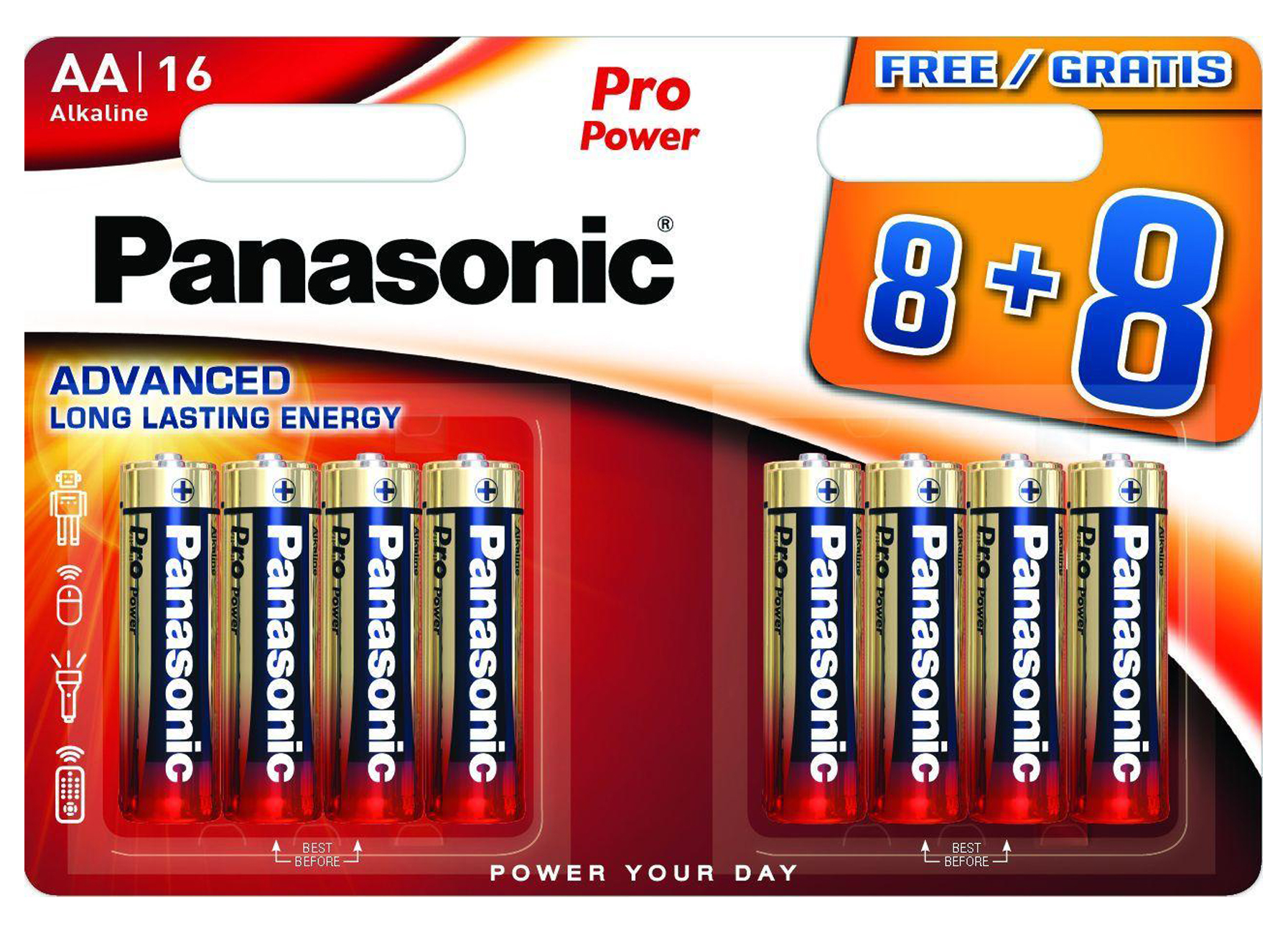 PANASONIC PRO POWER AA 8+8