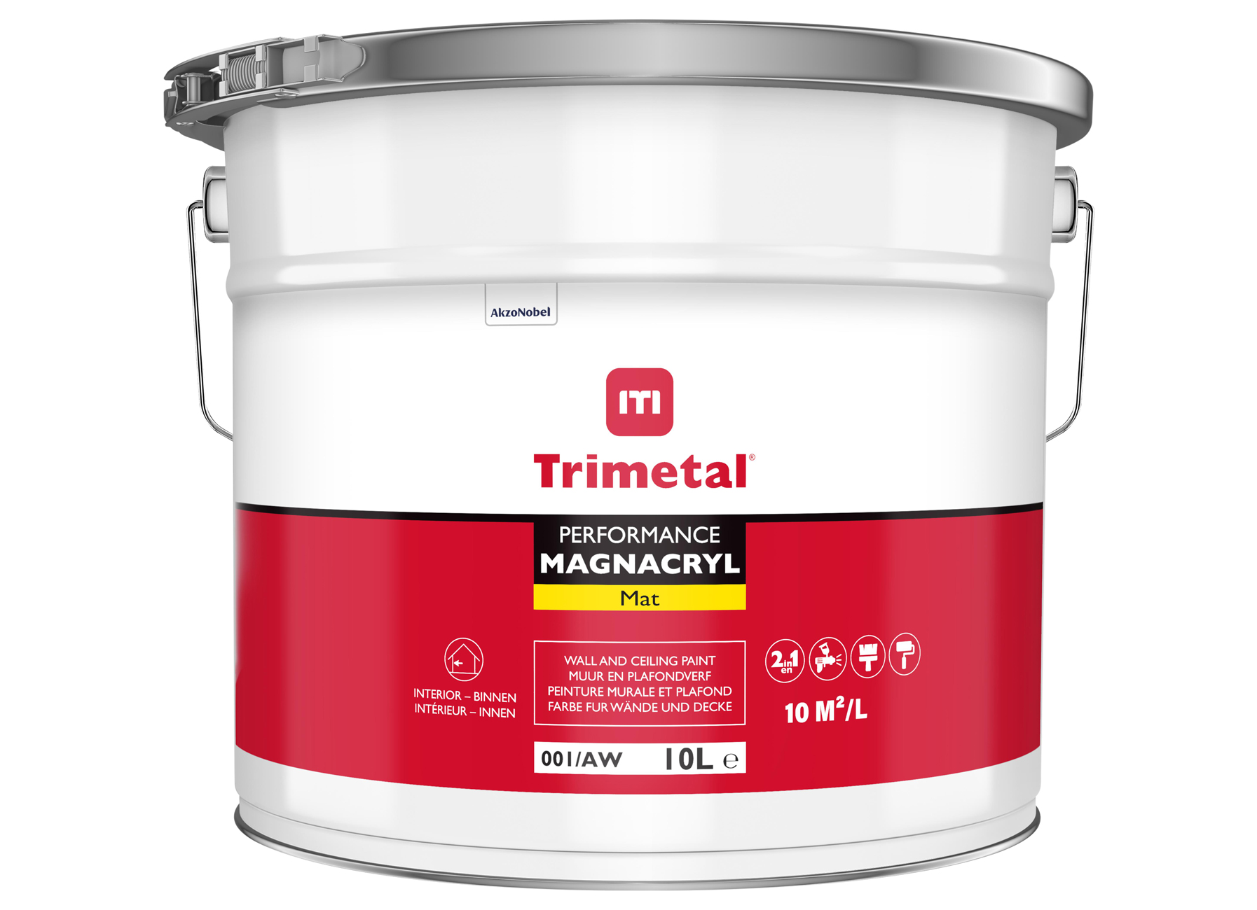 TRIMETAL PERFORMANCE MAGNACRYL MAT 001/AW 10L