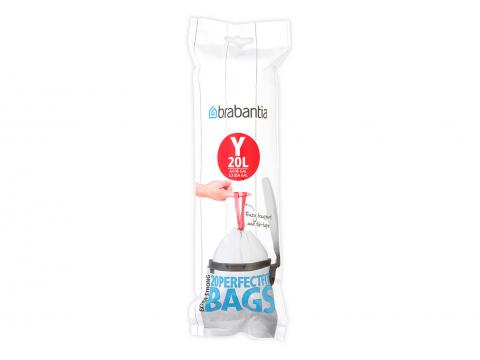SACS POUBELLE PERFECTFIT 20L (CODE Y) 20 PCS