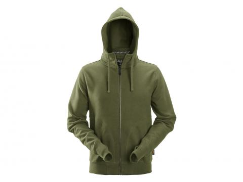 SNICKERS ALLROUNDWORK SWEAT A CAPUCHE FULL ZIP VERT XL