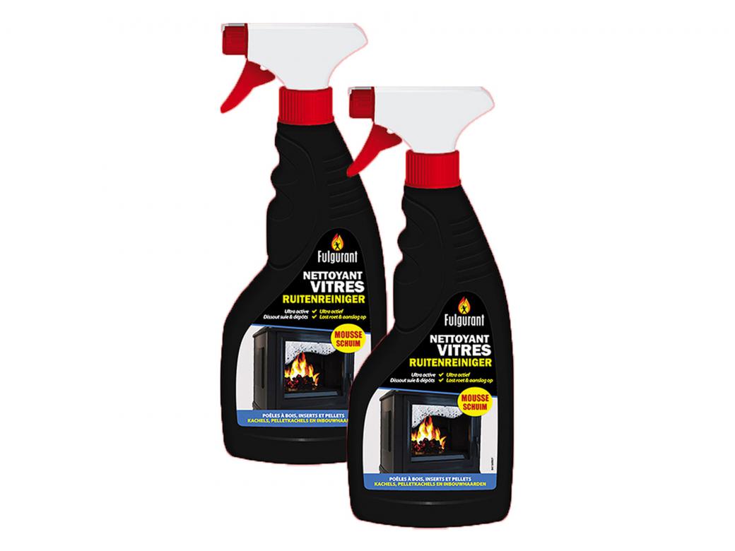 DUOPACK FULGURANT NETTOYANT VITRES MOUSSE VAPO 450ML