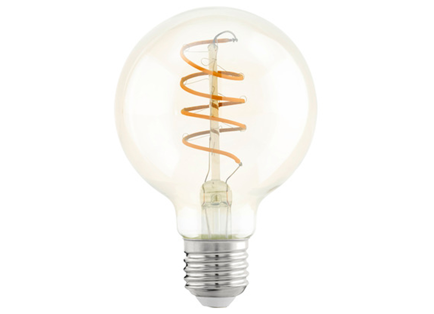 EGLO LED LAMP G80 E27 4W 2200K AMBER SPIRAL