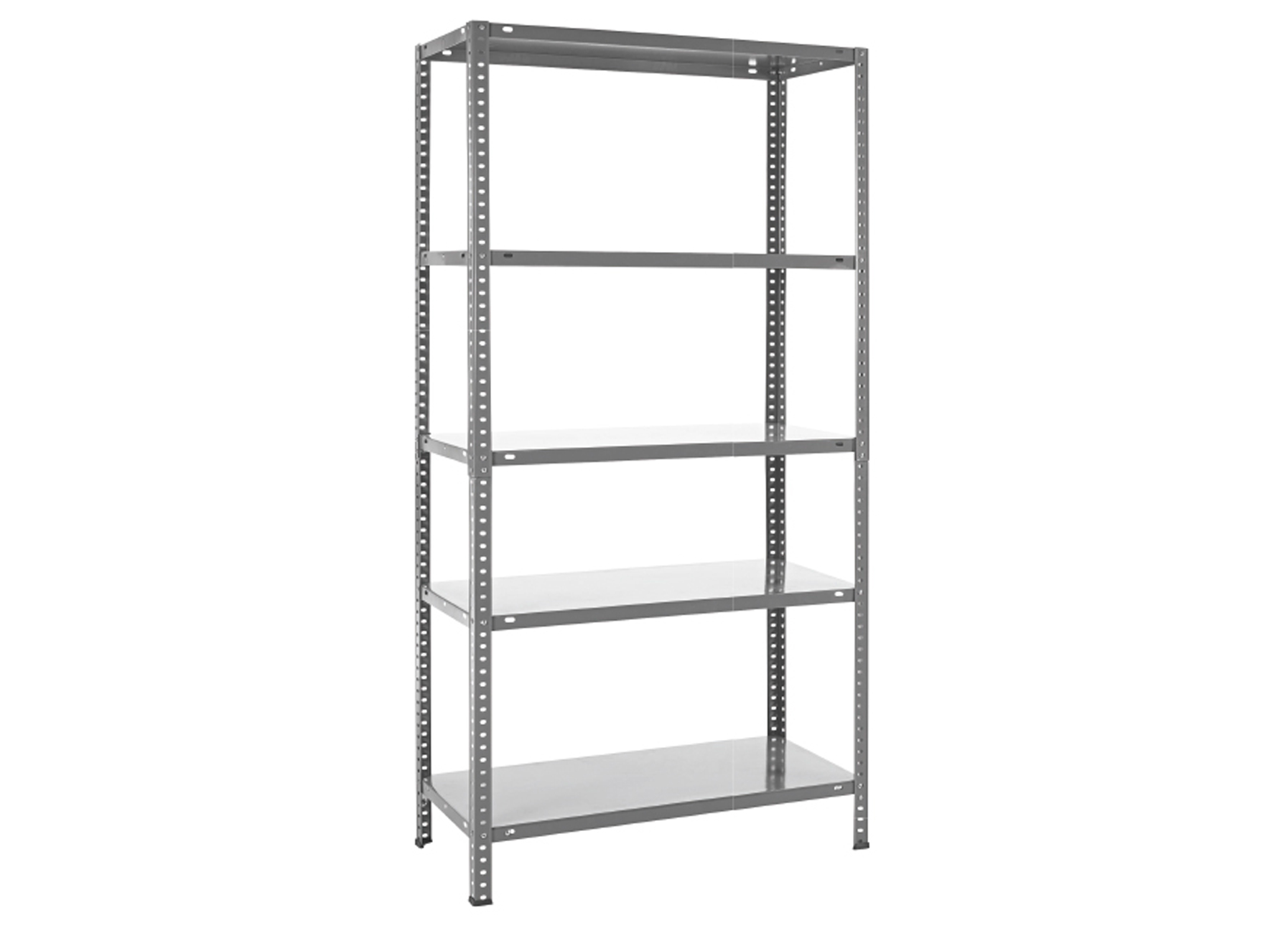 ETAGERE EN METAL 180X80X40 5 TABLETTES GALVA