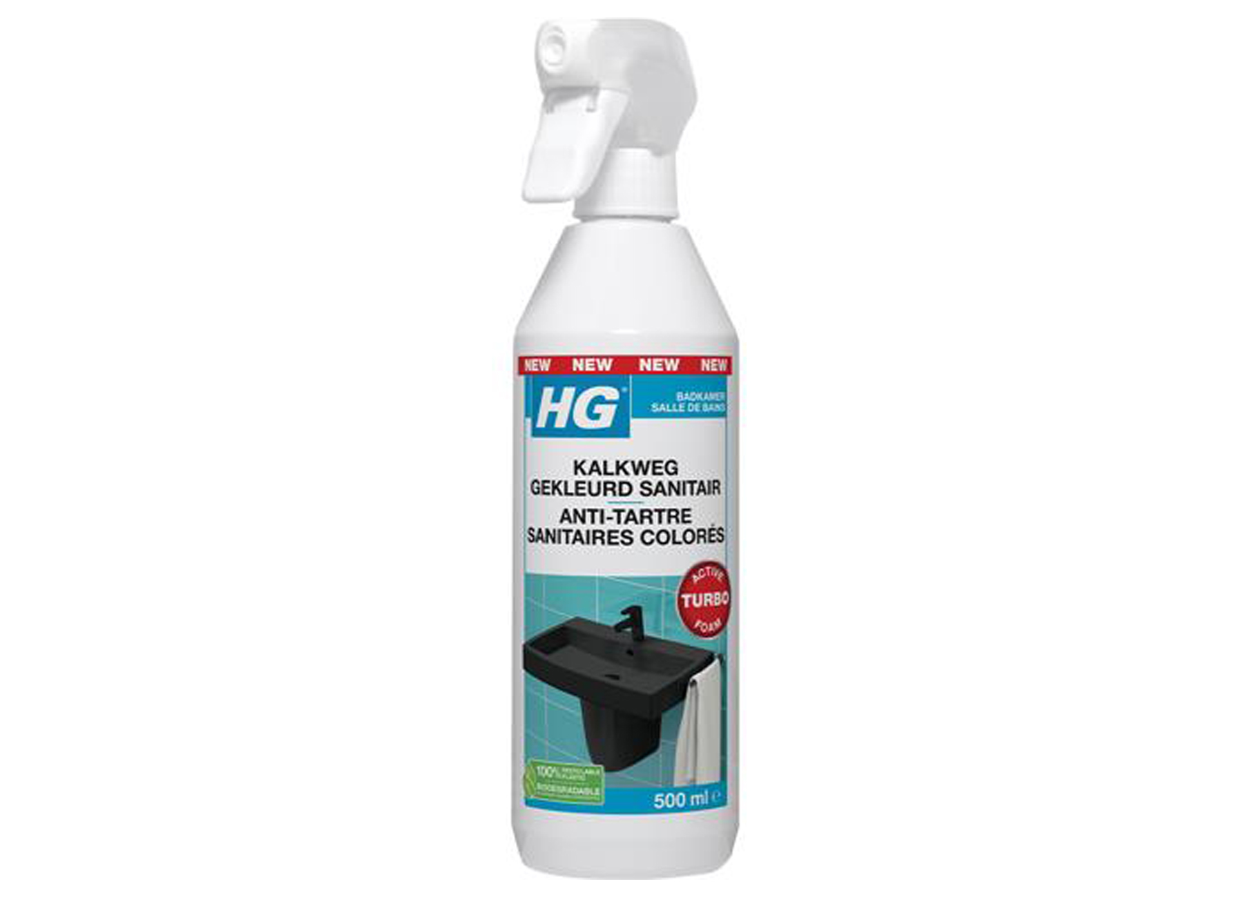 HG ANTI-TARTRE SANITAIRES COLORES 500ML