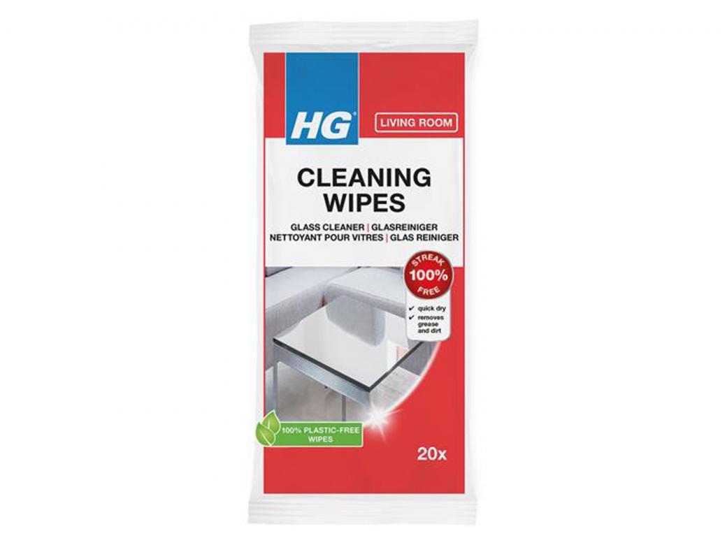 HG CLEANING WIPES GLAS REINIGER 20ST