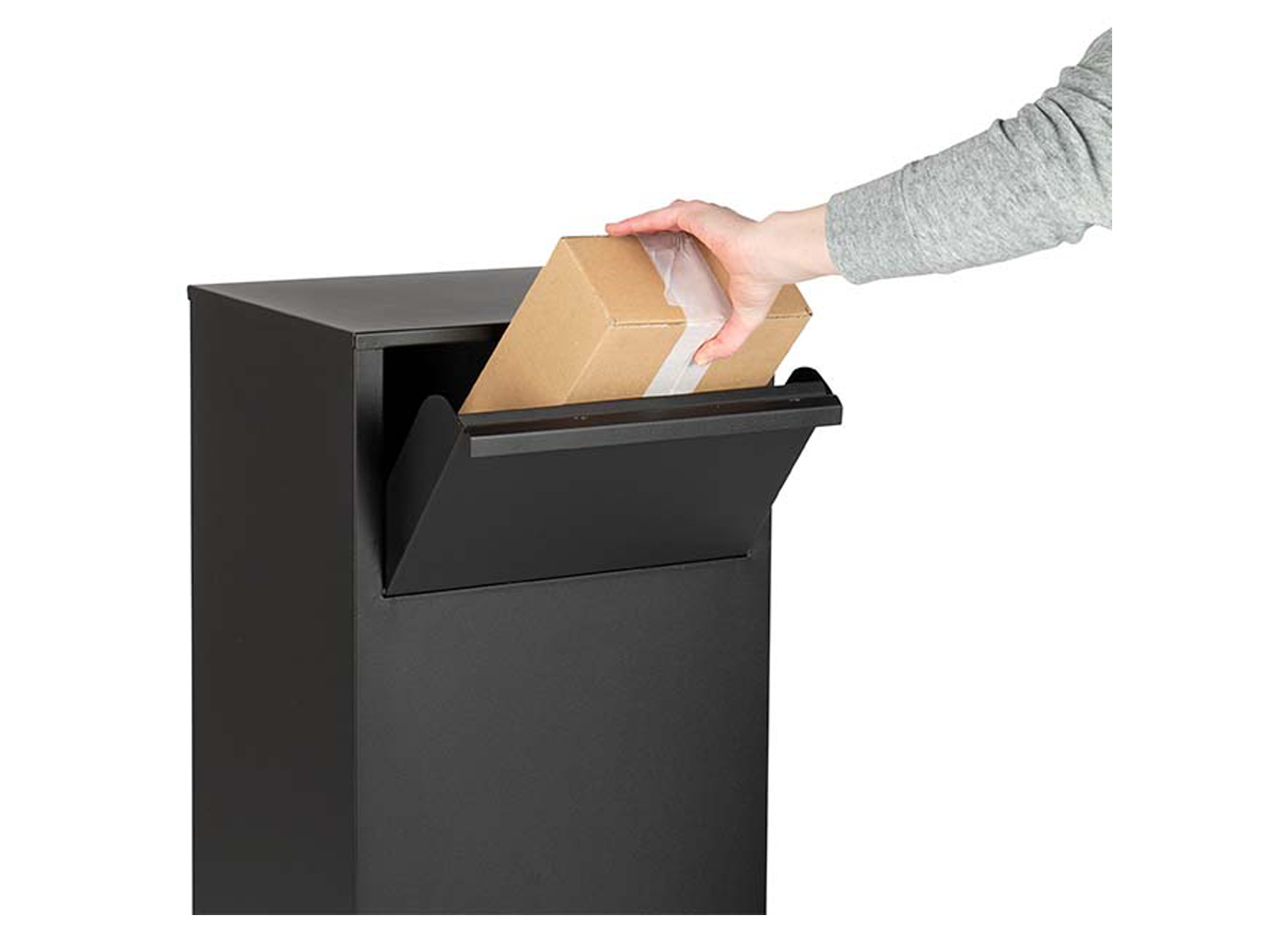 BOITE AUX LETTRES POUR PAQUETS STUTTGART NOIR MAT XL