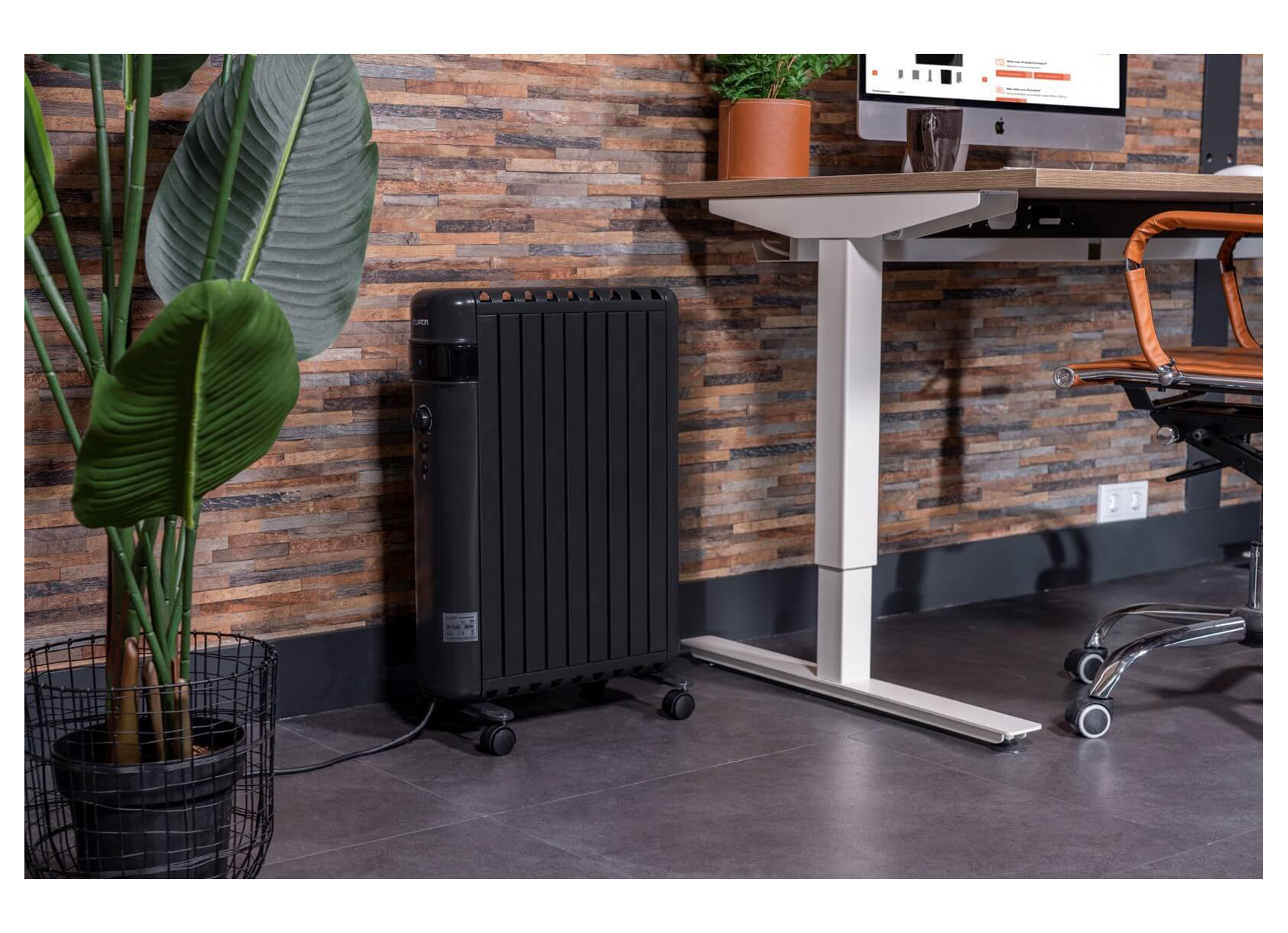 EUROM ELECTRISCHE RADIATORKACHEL RAD 2000 OIL FREE ZWART