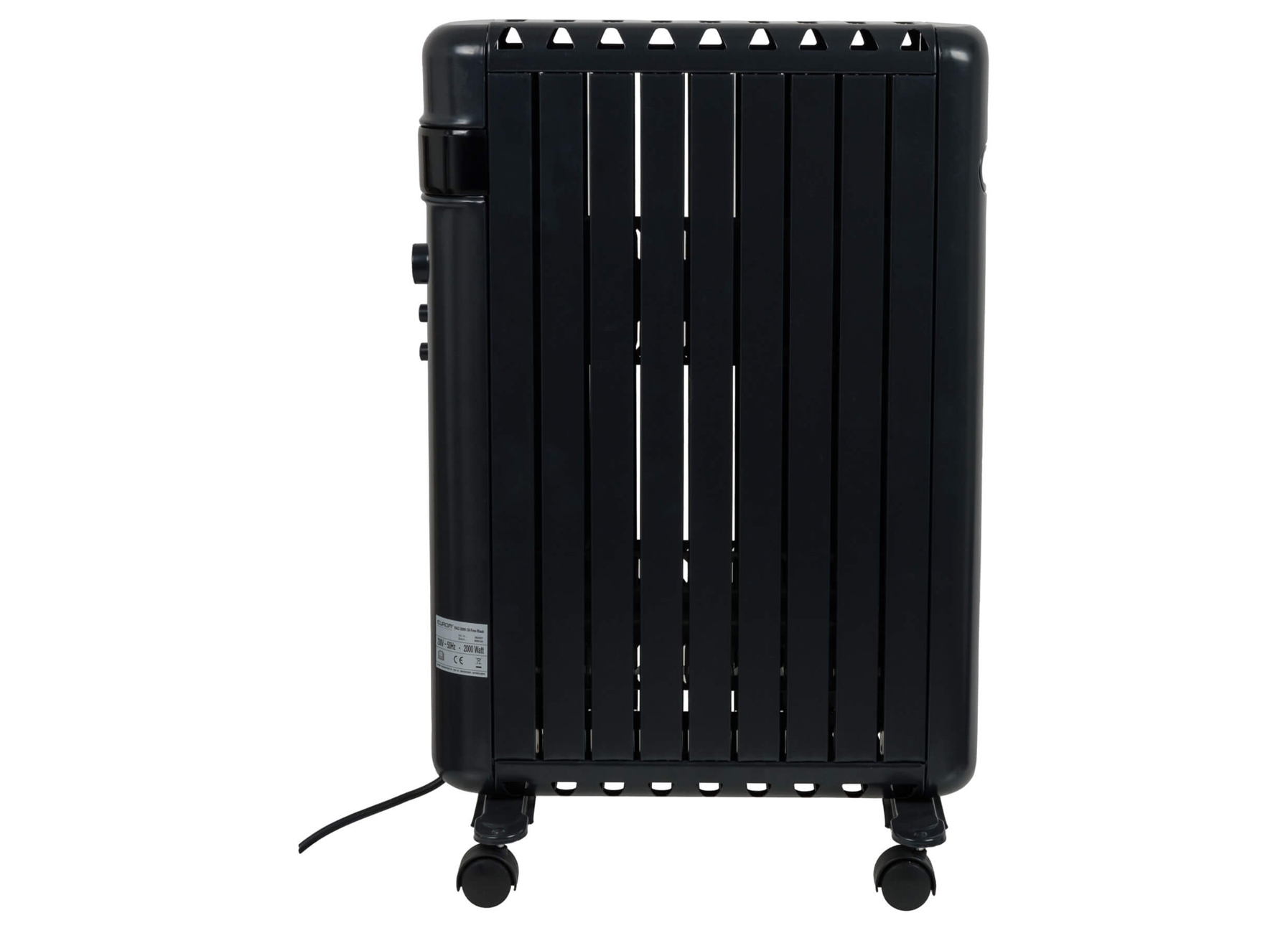 EUROM ELECTRISCHE RADIATORKACHEL RAD 2000 OIL FREE ZWART