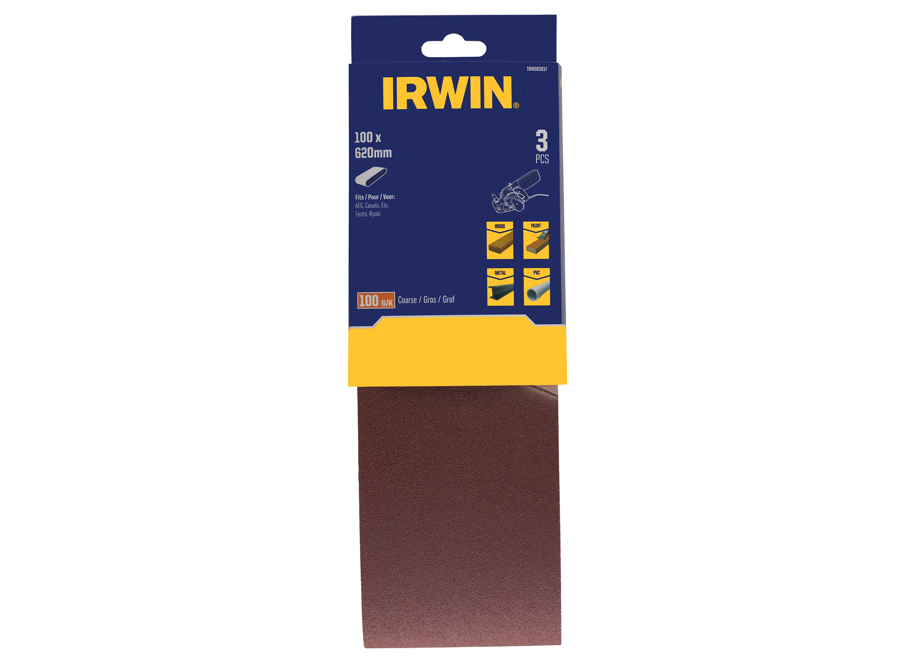 IRWIN SCHUURBAND 100X620MM K100