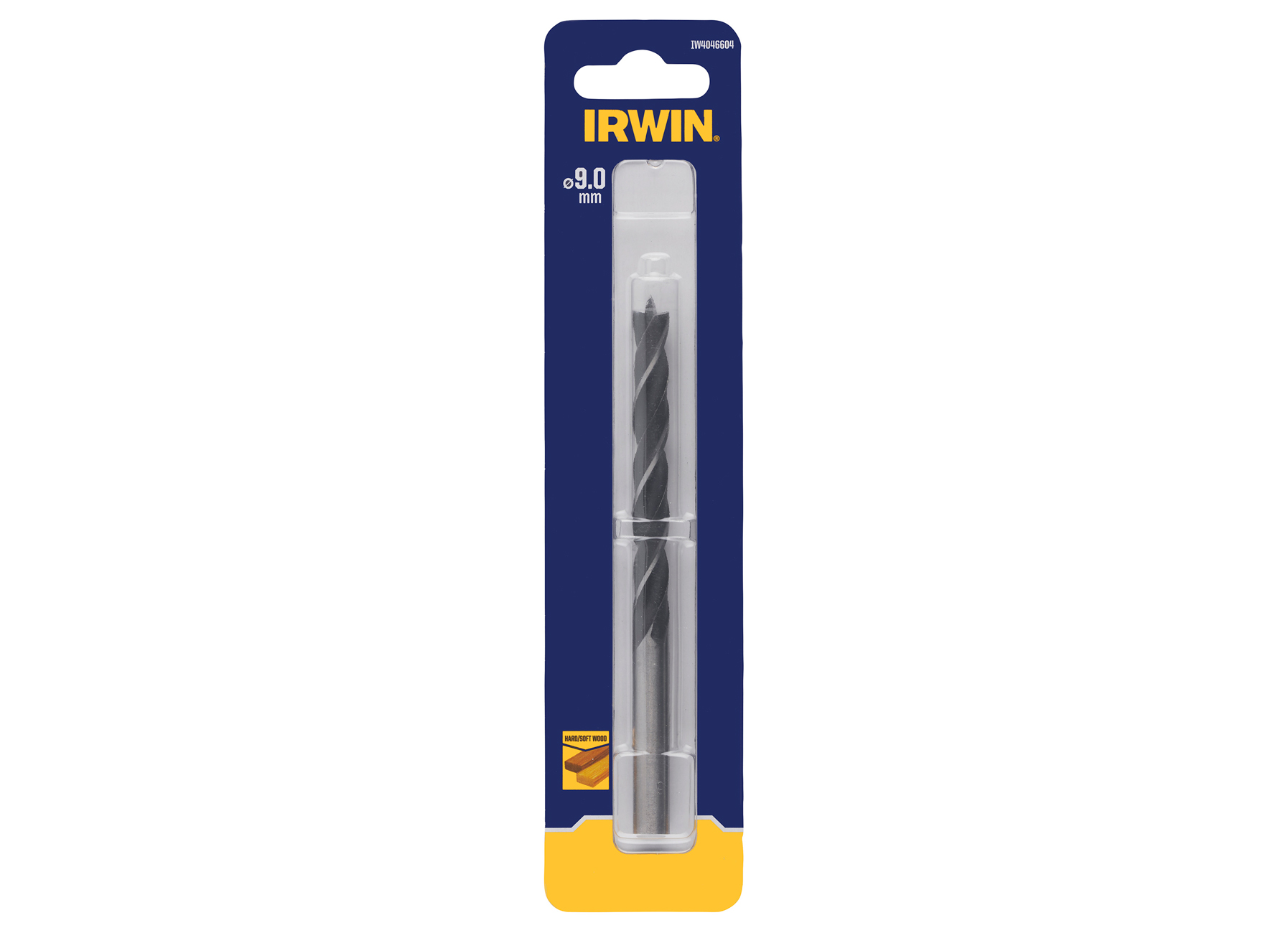 IRWIN HOUTSPIRAALBOOR BRAD POINT  9.0 X 130MM