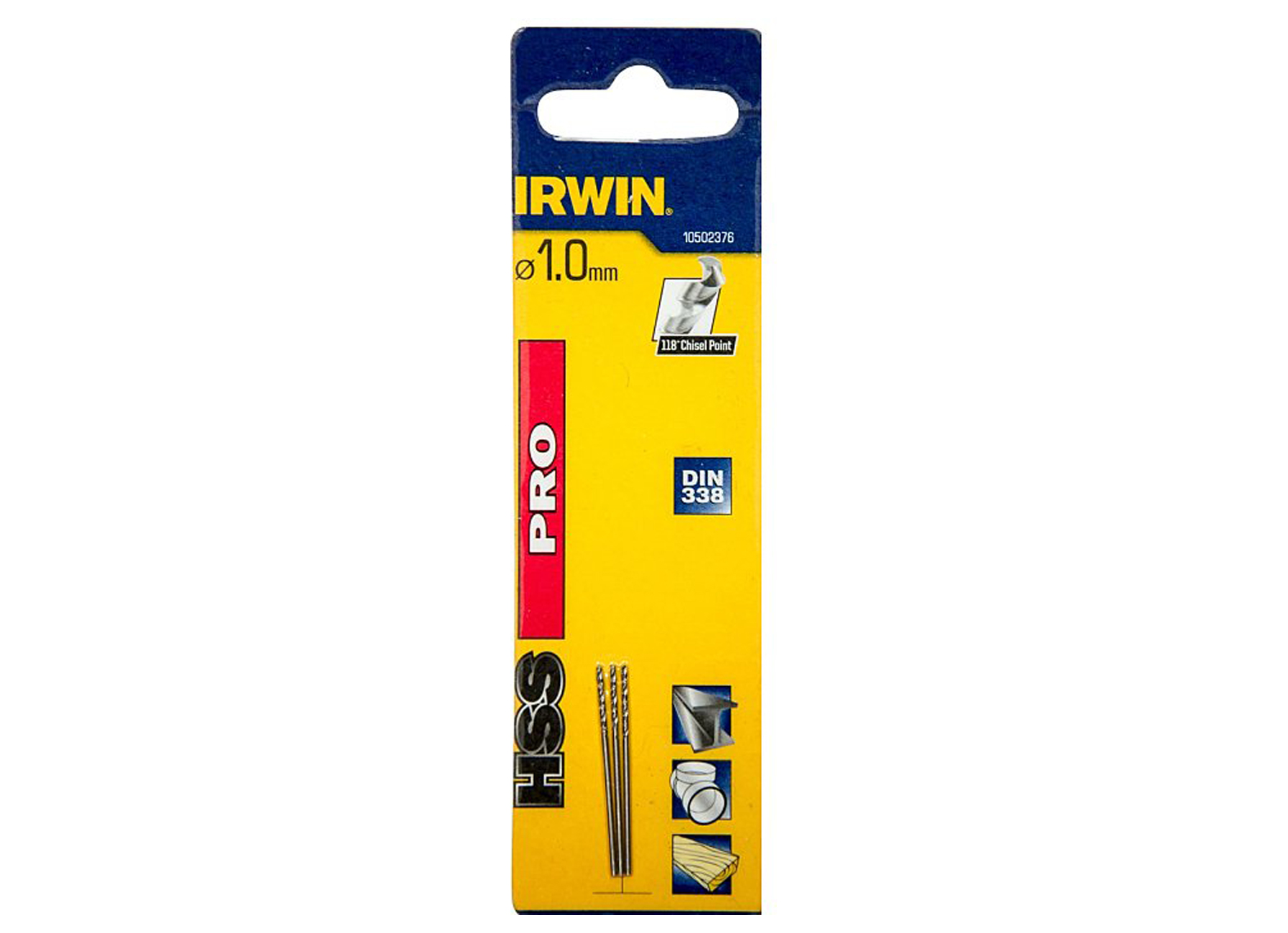 IRWIN HSS PRO METAALBOOR 1.0MM